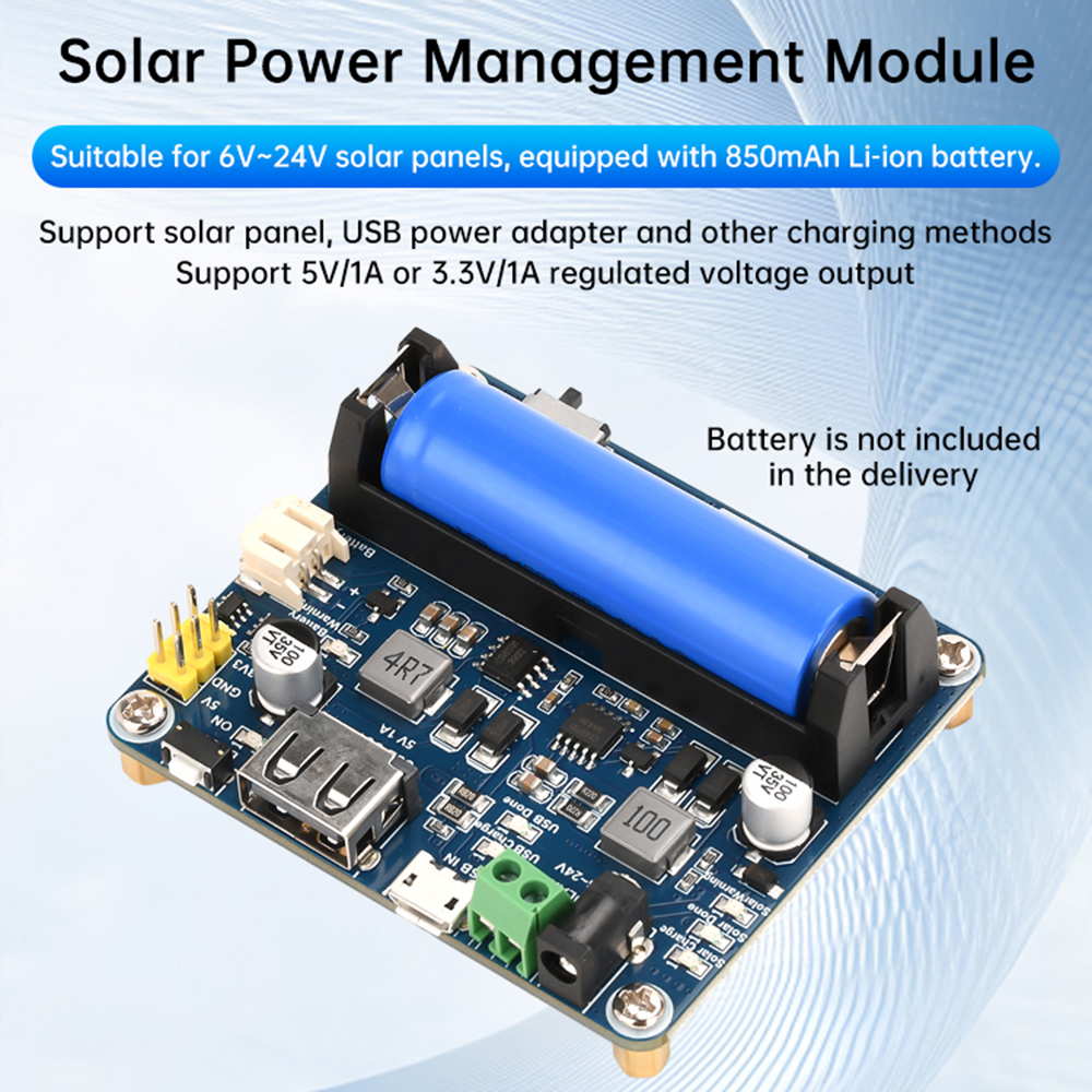 Smart Garden Arduino - 6V 24V Solar Panel Power Management