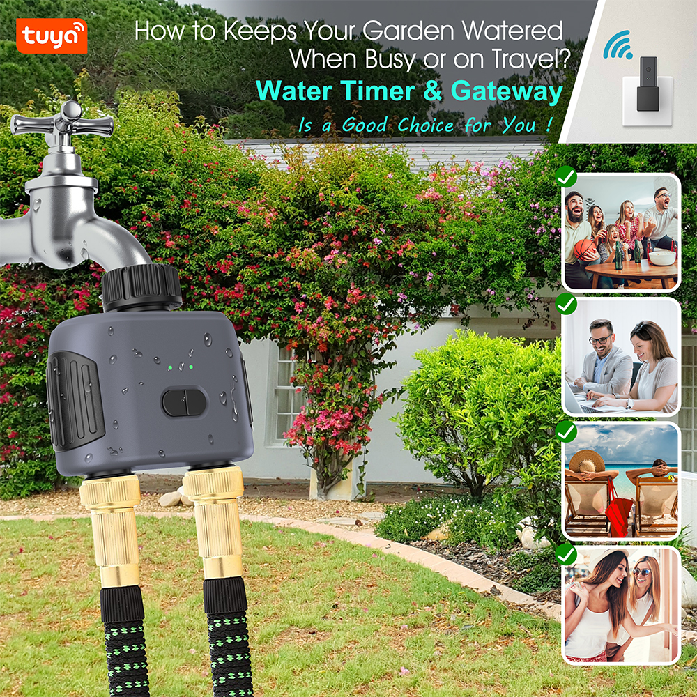 Smart Garden Nursery - Tuya Zigbee/Bluetooth Water Timer Controller Valve