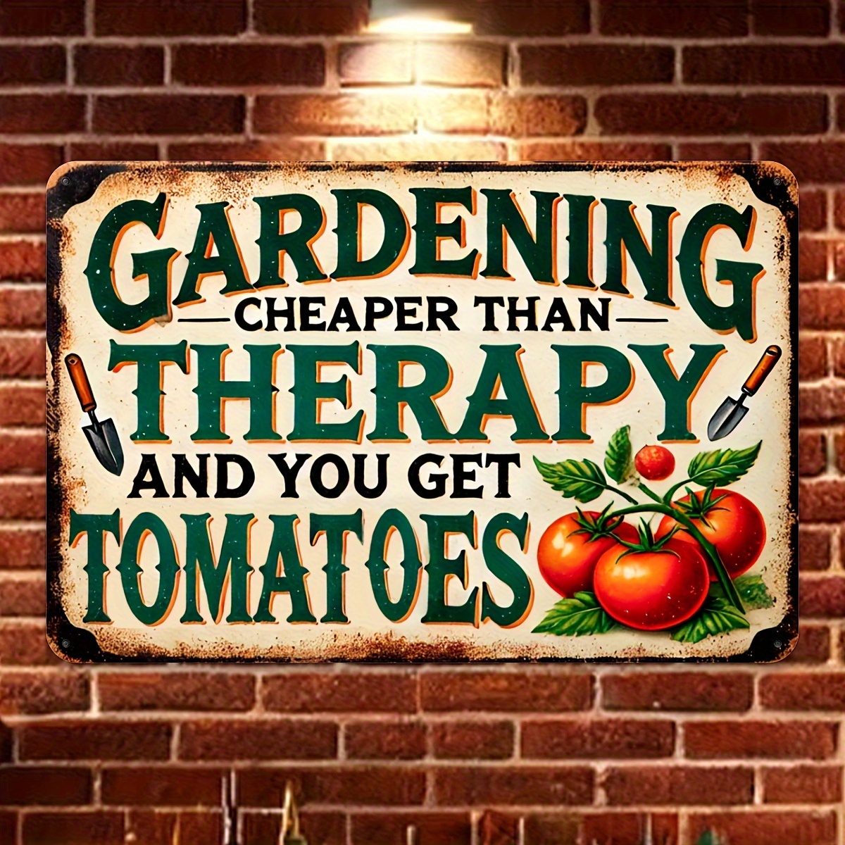 Smart Garden In Home - Vintage Aluminum Sign 