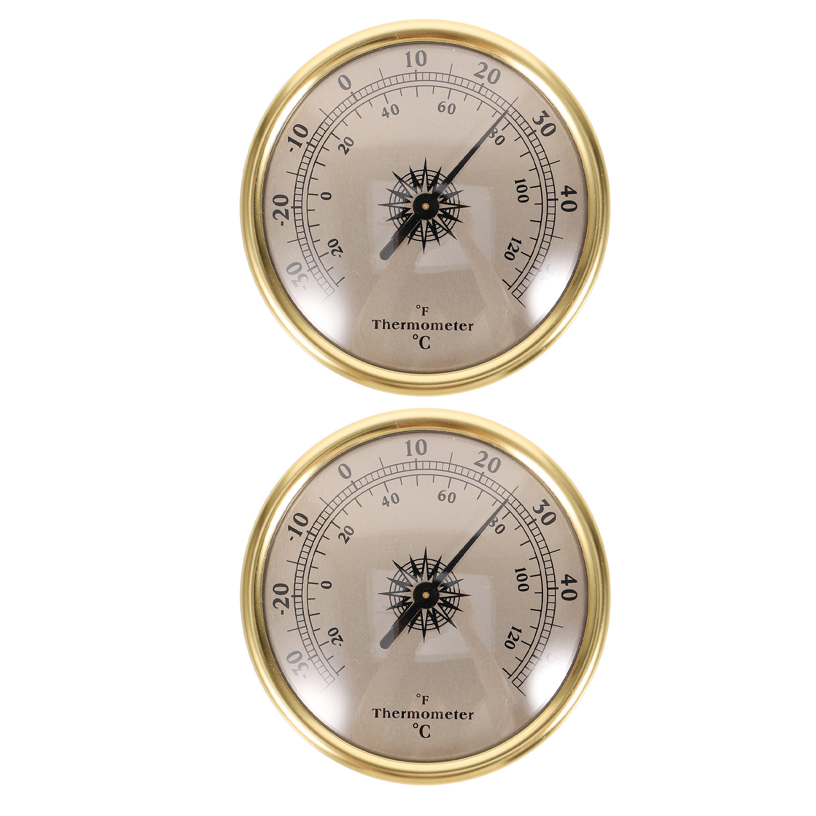 Smart Garden Greenhouse - 2Pcs Vintage Style Decorative Wall Thermometer