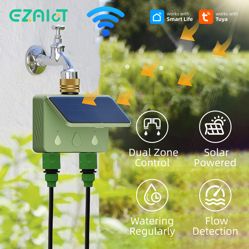 Smart Garden Nursery - WiFi Water Timer 2 Zone Solar