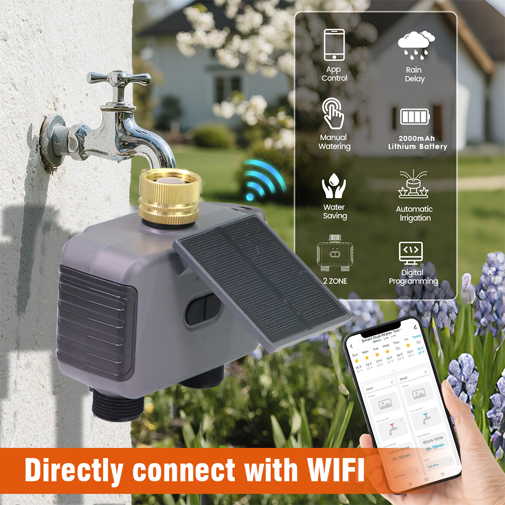 Tuay Smart Solar 2-Zone Wateri - Smart Garden Nursery ulasan dan harga
