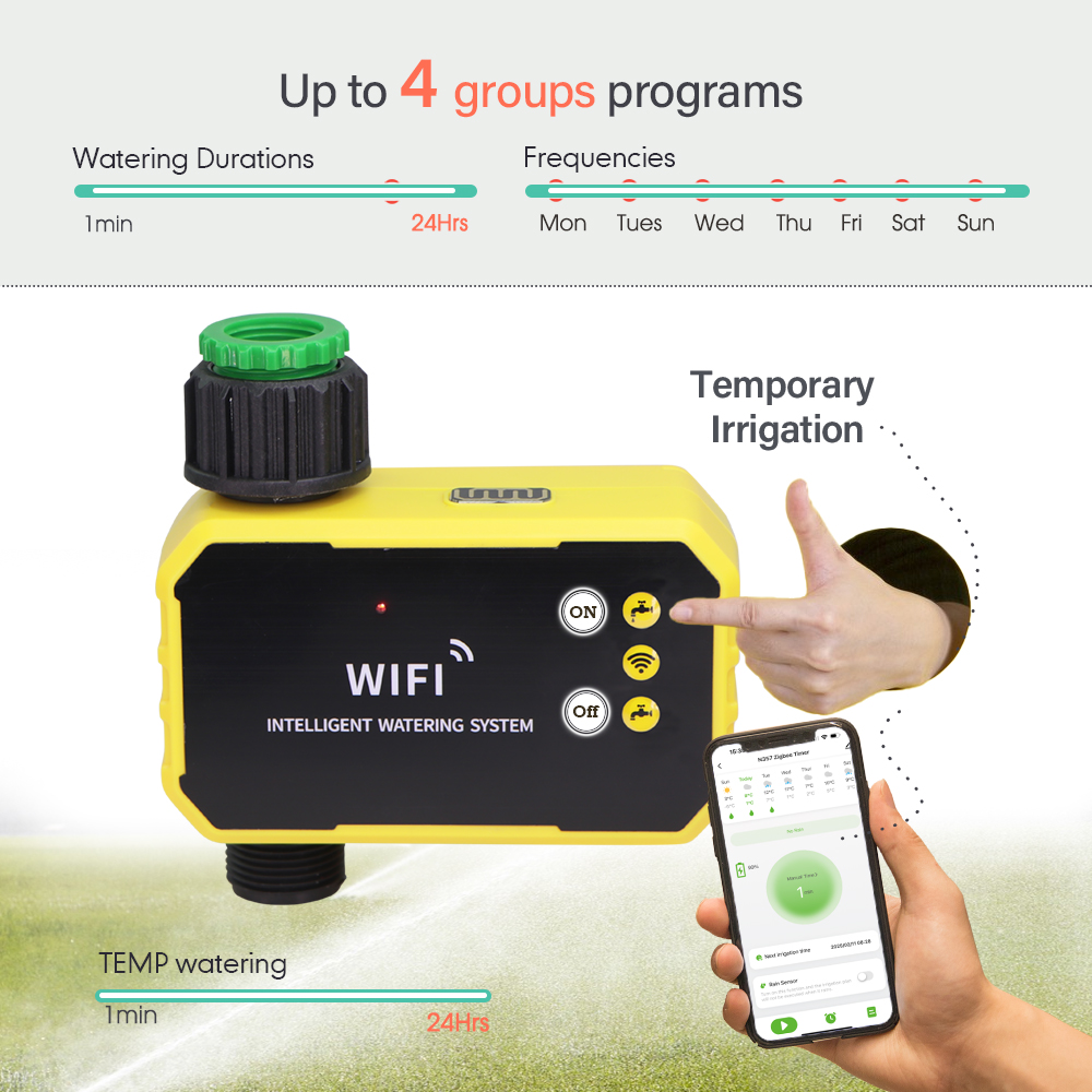 Zigbee Smart Irrigation Timer  - Smart Garden Nursery ulasan dan harga