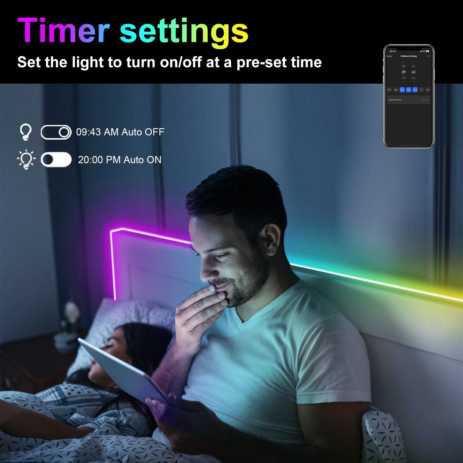 RGBIC Neon Strip LED Light 12/ - Smart Garden Led Lights ulasan dan harga