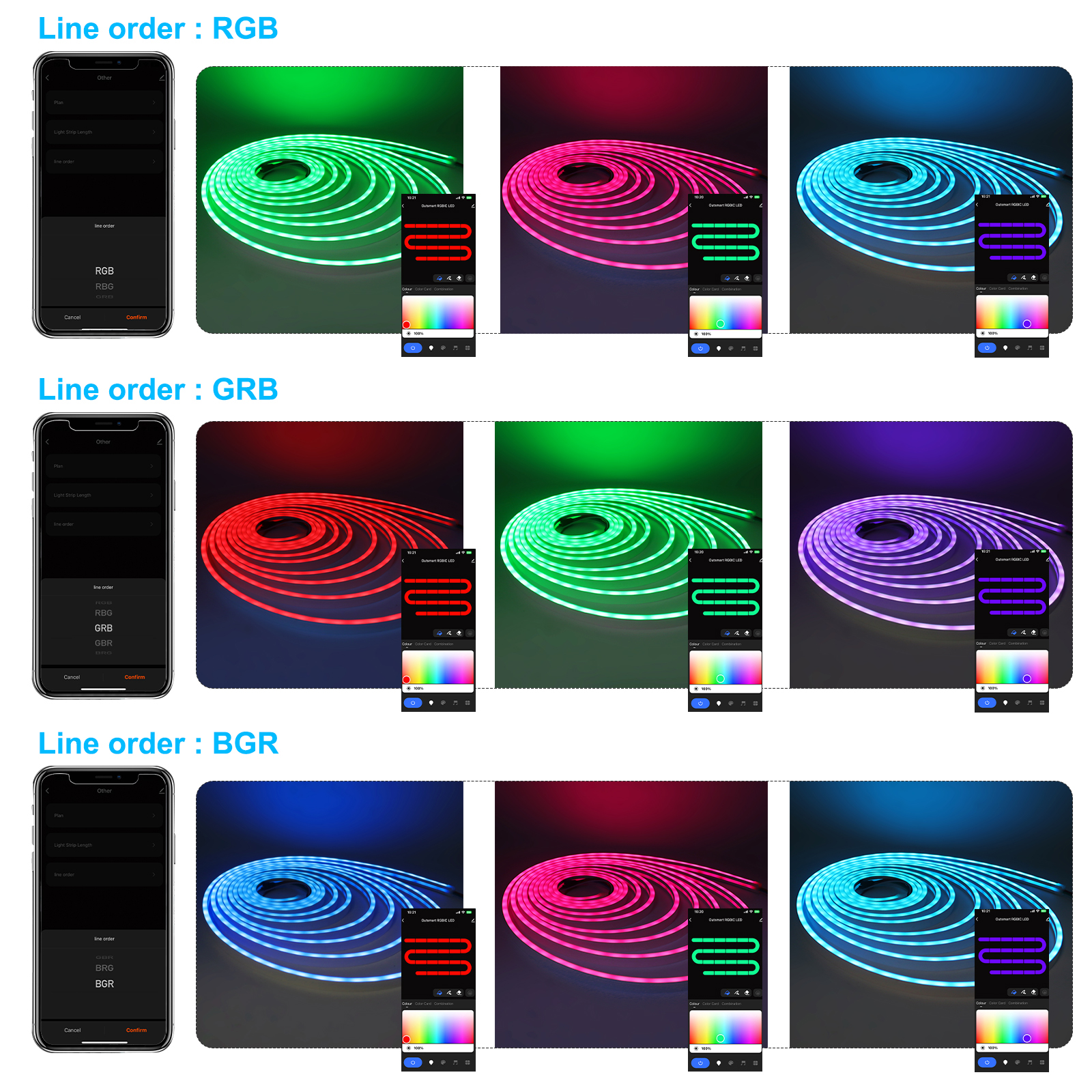 RGBIC Neon Strip LED Light 12/ - Smart Garden Led Lights ulasan dan harga