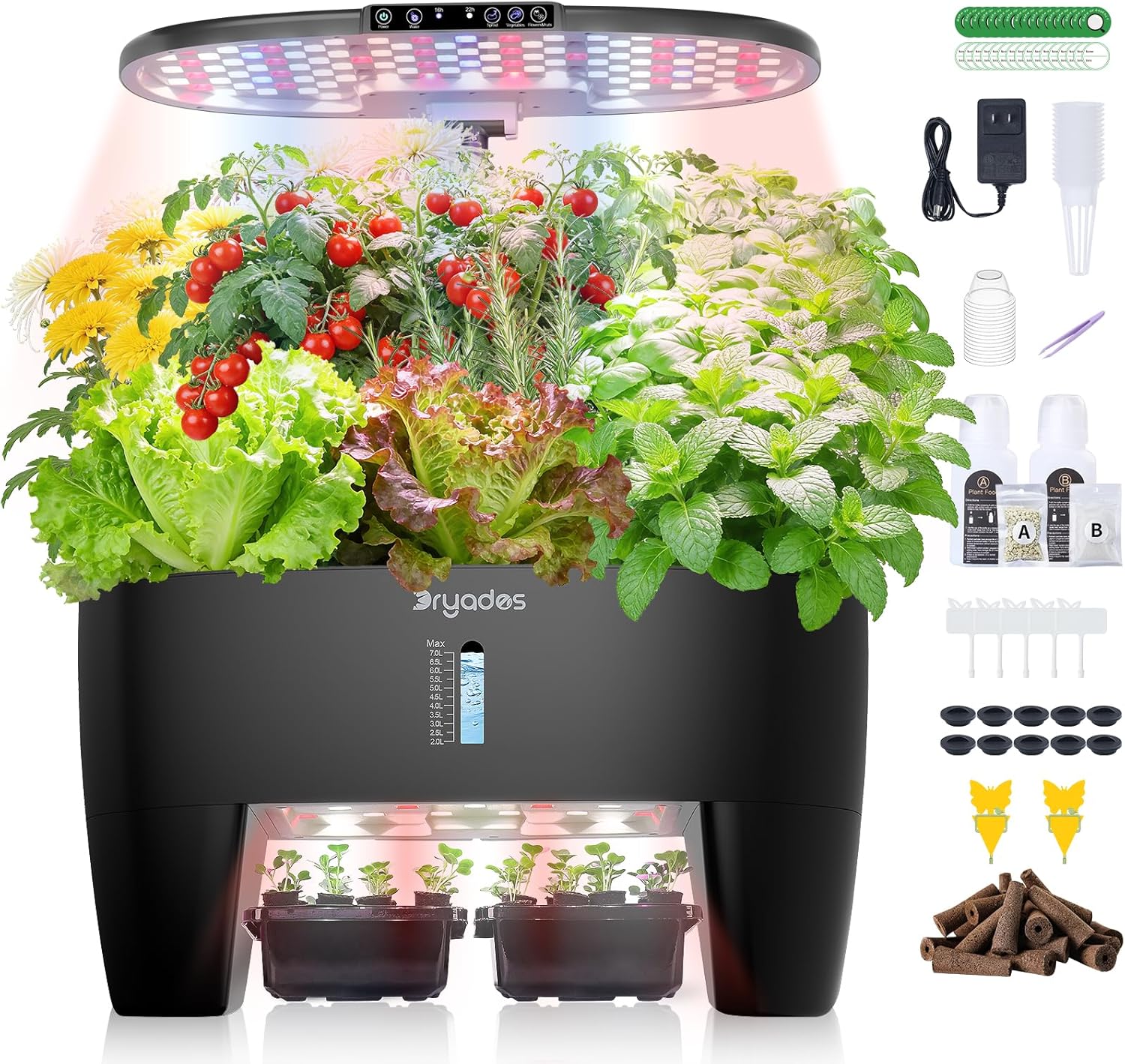 Hydroponic Growing System Kit  - Smart Garden Led Lights ulasan dan harga