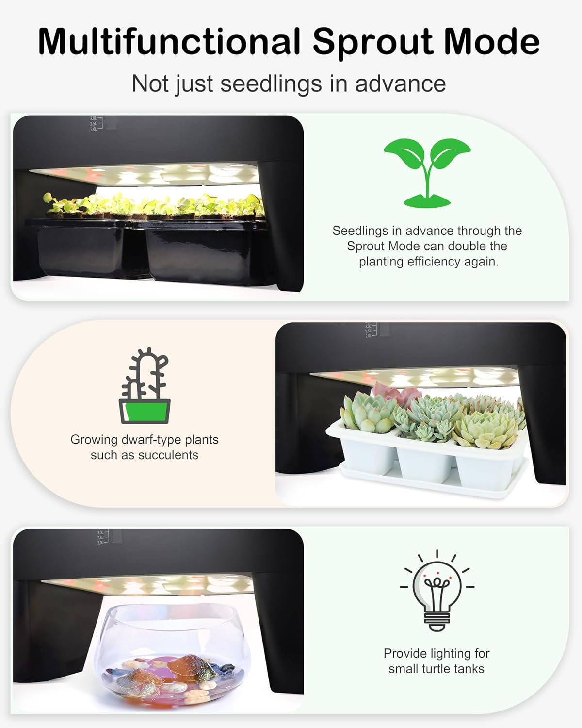 Hydroponic Growing System Kit  - Smart Garden Led Lights ulasan dan harga