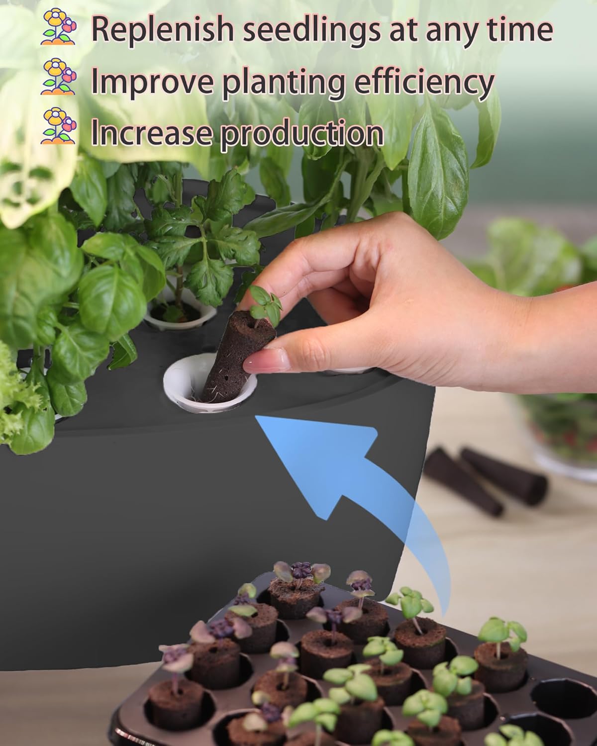 Hydroponic Growing System Kit  - Smart Garden Led Lights ulasan dan harga