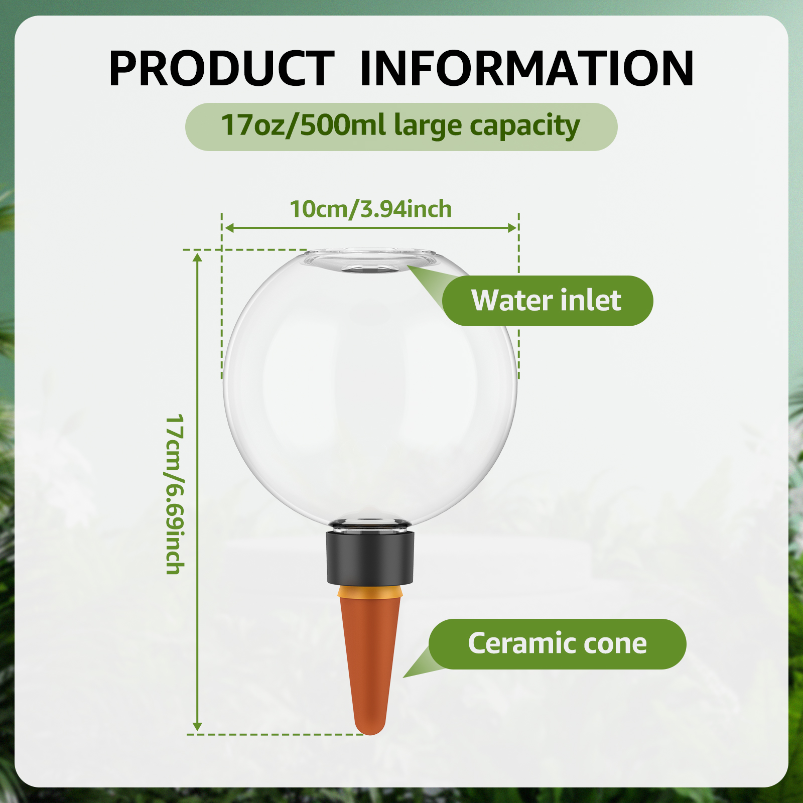 2/4Pcs 500ML Automatic Drip Ir - Smart Garden Technology ulasan dan harga
