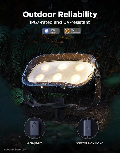3-Pack RGBWIC Smart Outdoor Up - Smart Garden Led Lights ulasan dan harga