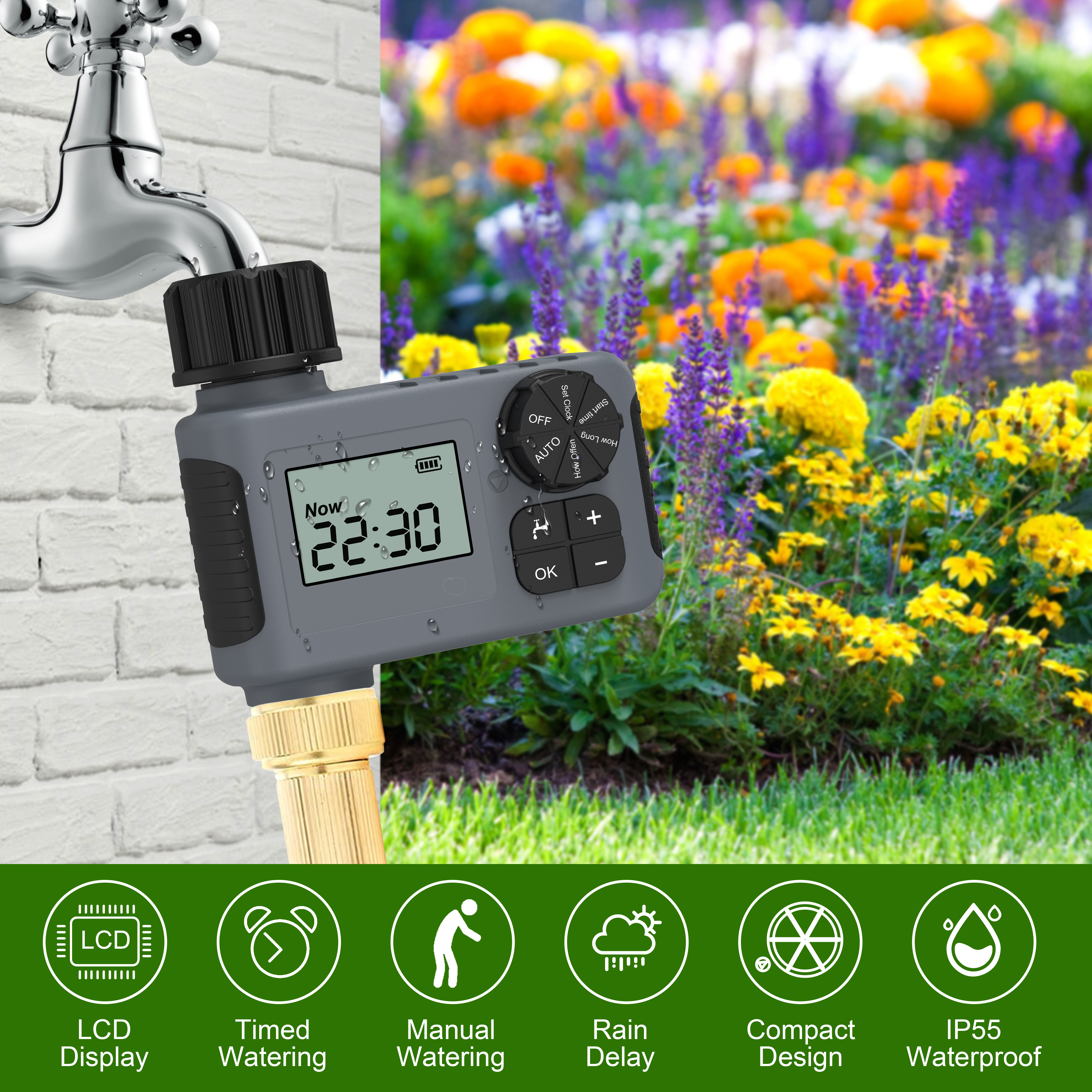 Automatic watering timer intel - Smart Garden Technology ulasan dan harga