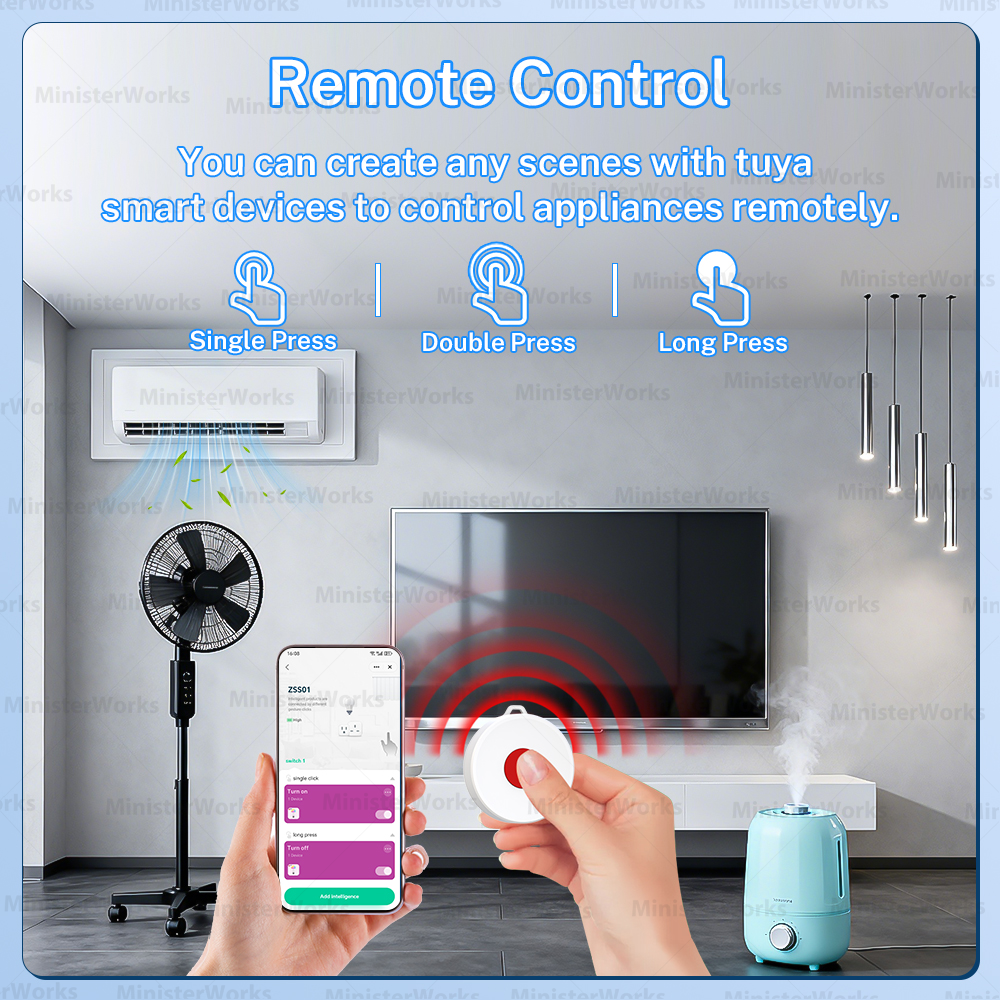 Tuya ZigBee Scene Button IP65  - Smart Garden Arduino ulasan dan harga
