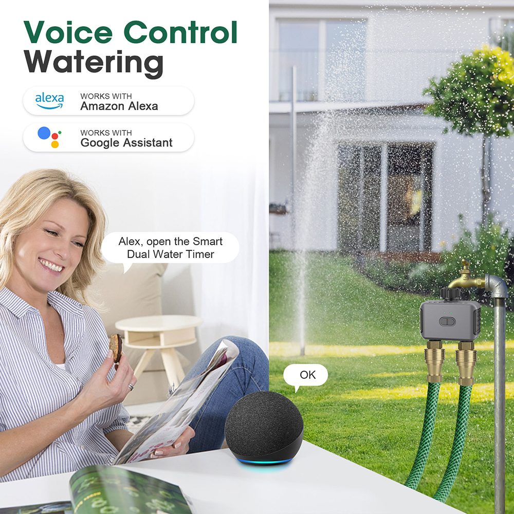 Tuya Smart Water Timer Zigbee/ - Smart Garden In Home ulasan dan harga