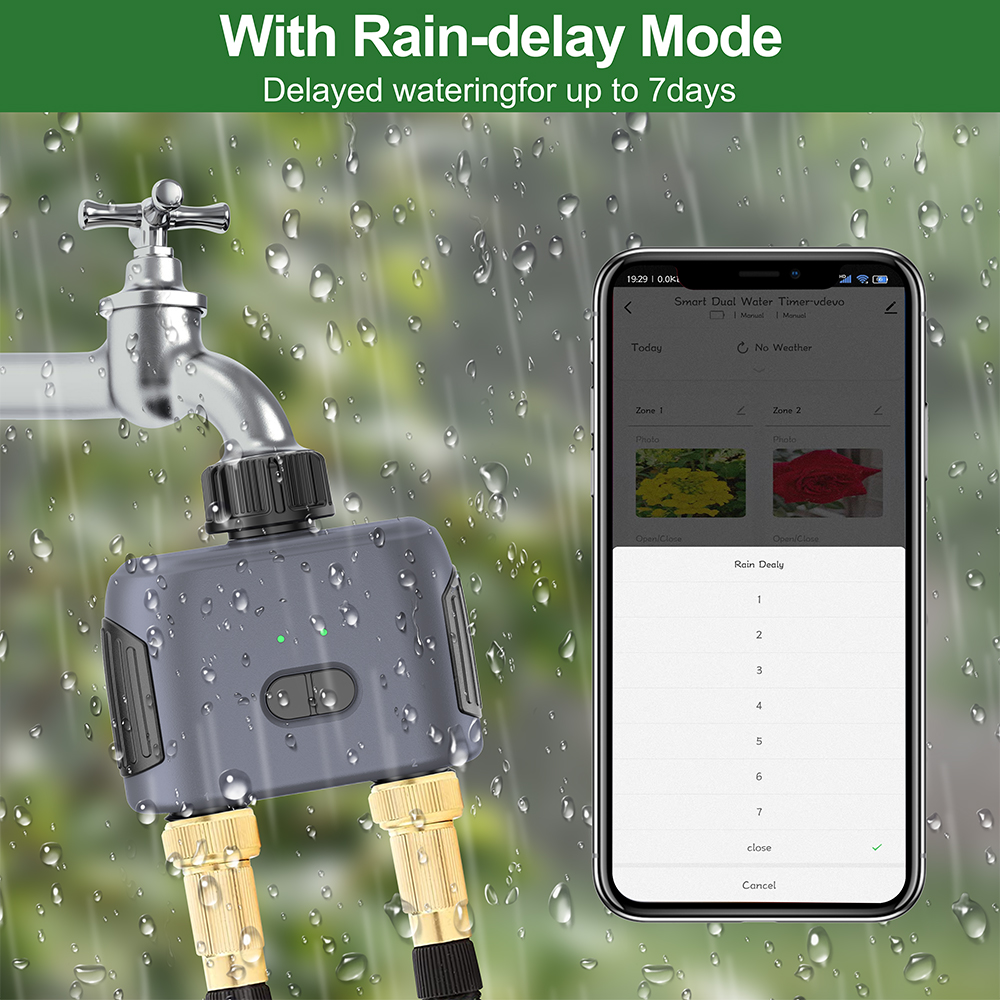 Tuya Zigbee/Bluetooth Water Ti - Smart Garden Nursery ulasan dan harga