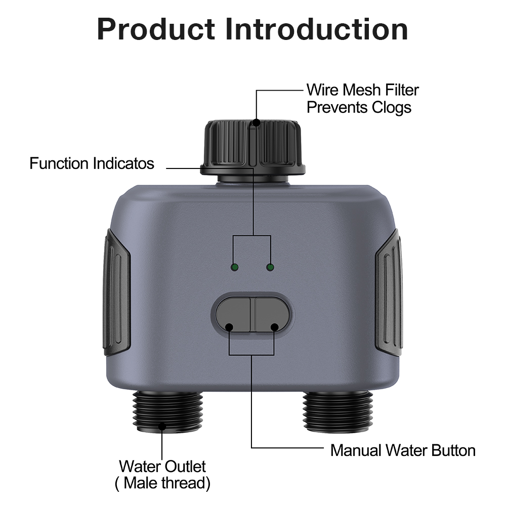 Tuya Zigbee/Bluetooth Water Ti - Smart Garden Nursery ulasan dan harga