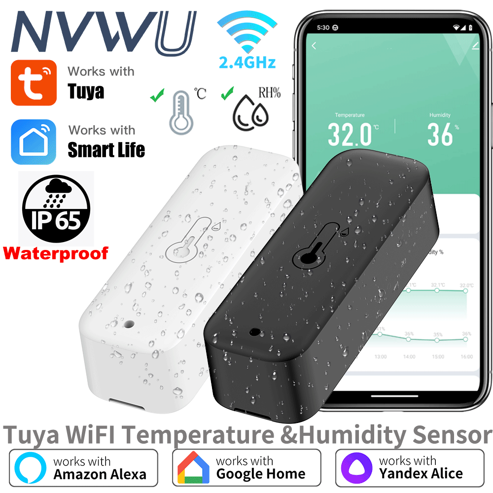 Tuya WiFi Temperature Humidity - Smart Garden Arduino ulasan dan harga