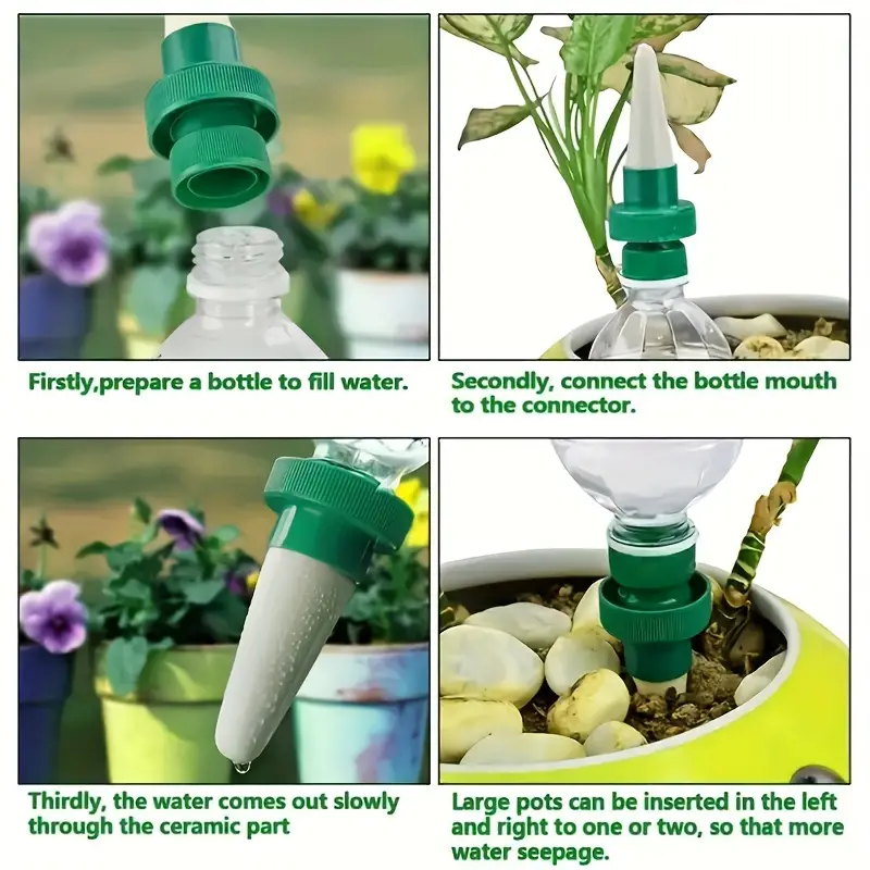 4Pcs Automatic Plant Drip Irri - Smart Garden Technology ulasan dan harga