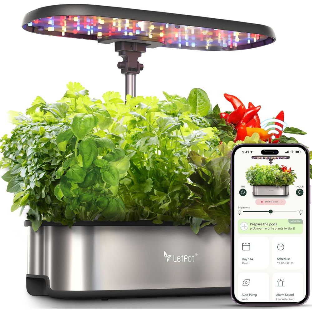 12-Pod Hydroponic Herb Garden  - Smart Garden Led Lights ulasan dan harga