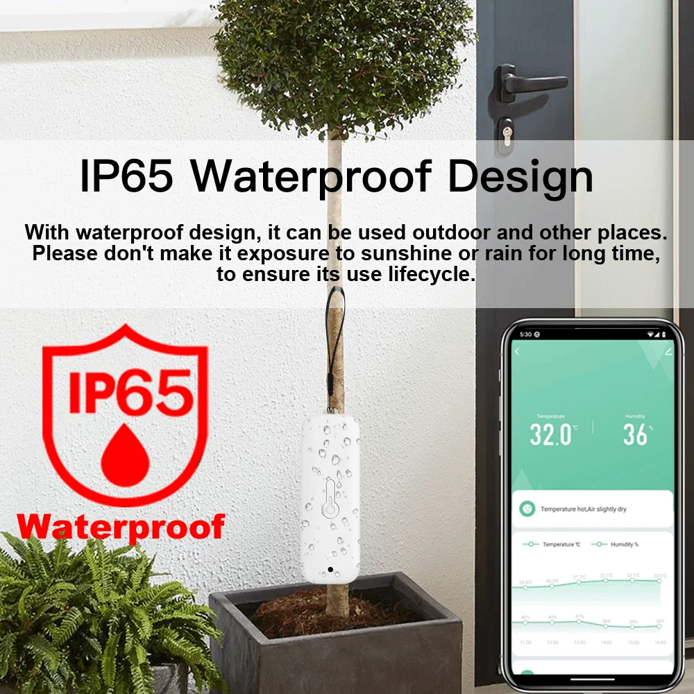 Tuya Zigbee/WiFi Outdoor Tempe - Smart Garden Arduino ulasan dan harga