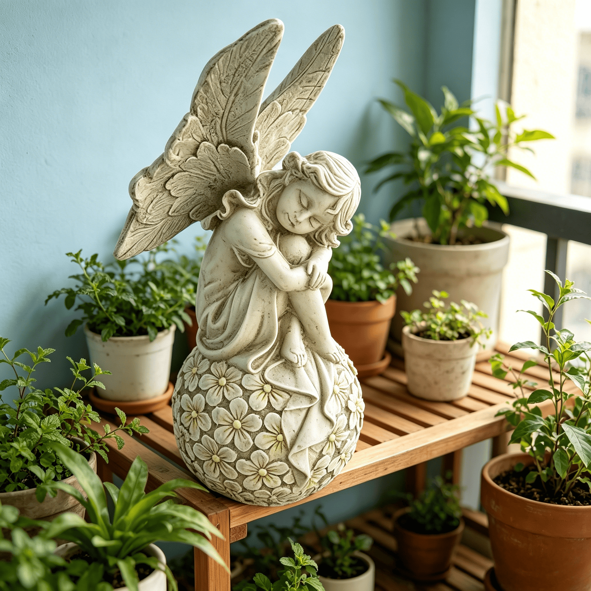13.2-inch Garden Fairy Statue, - Smart Garden In Home ulasan dan harga