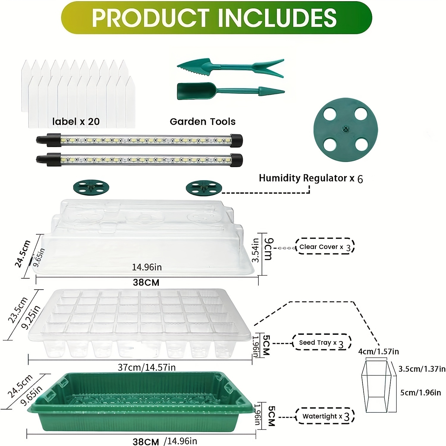 Seed Starter Trays With High D - Smart Garden In Home ulasan dan harga
