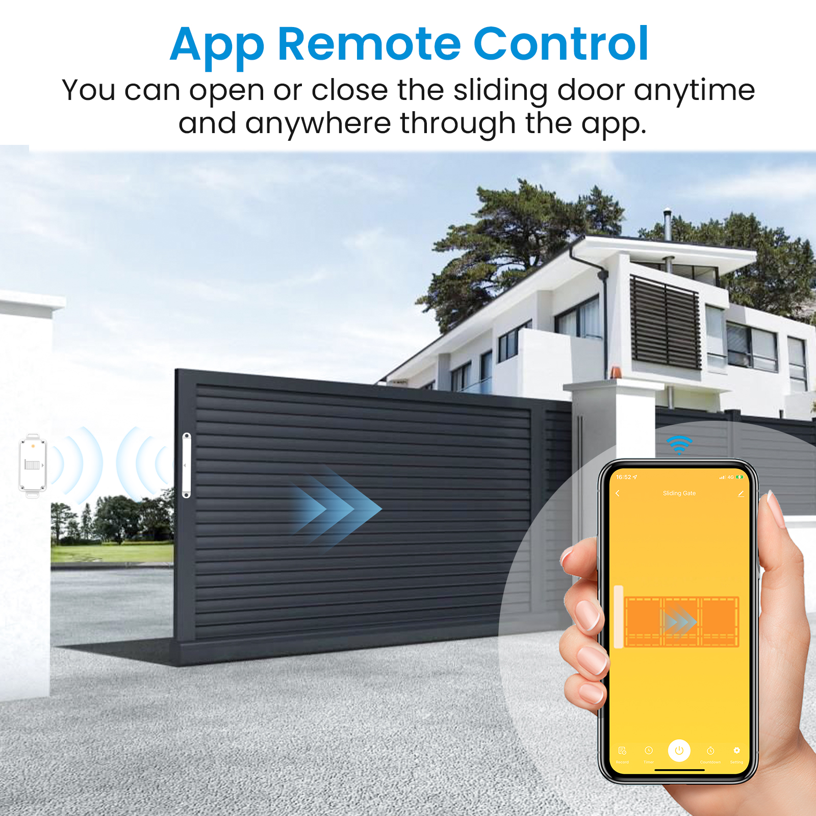 QCSMART Sliding Gate Opener Co - Smart Garden Arduino ulasan dan harga