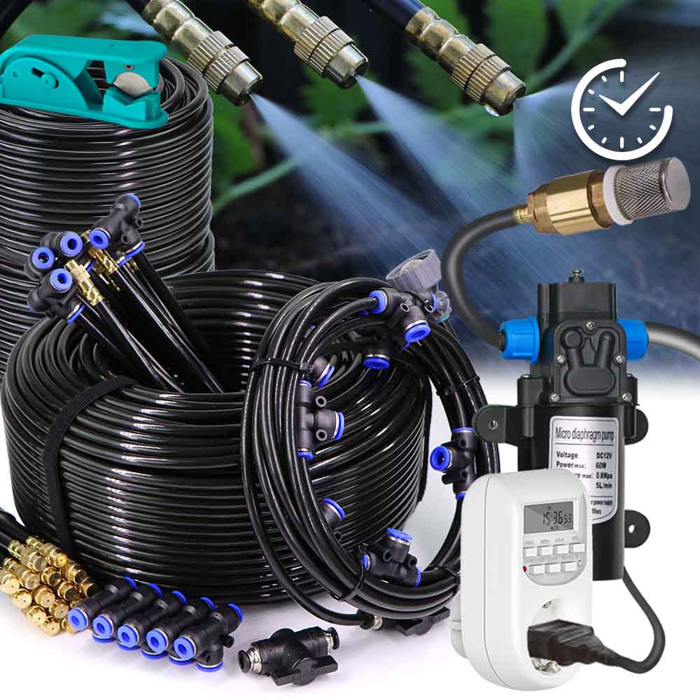 60w Self-priming Pump Misting  - Smart Garden Nursery ulasan dan harga