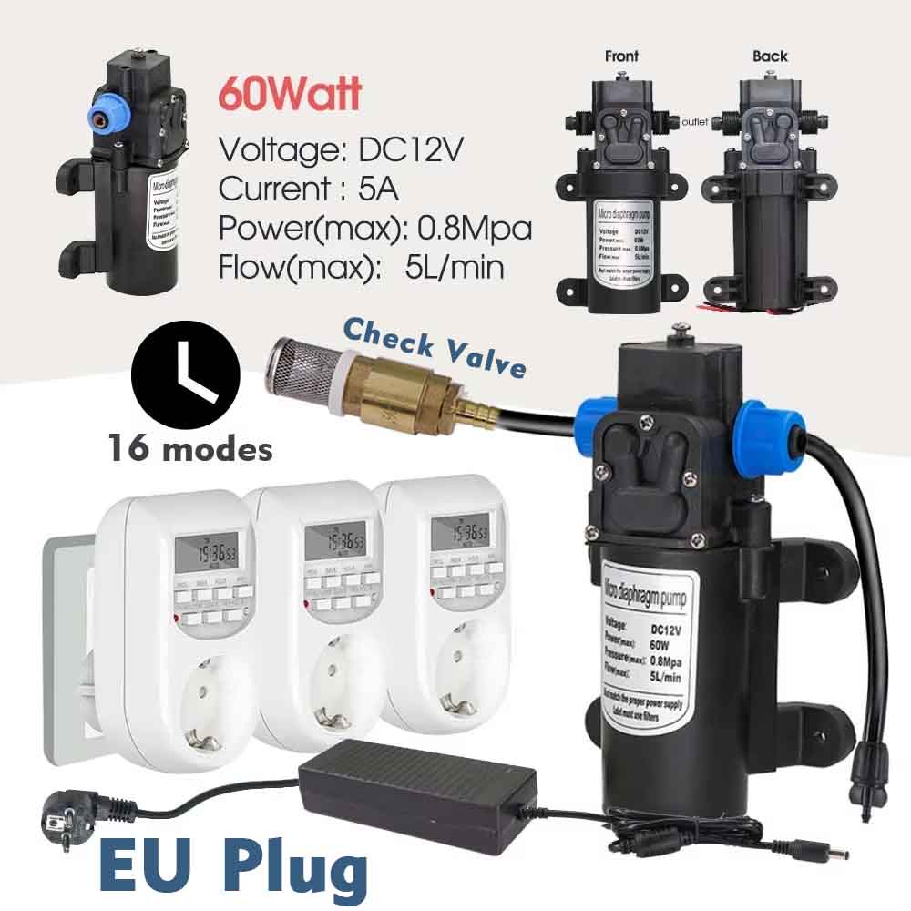 60w Self-priming Pump Misting  - Smart Garden Nursery ulasan dan harga