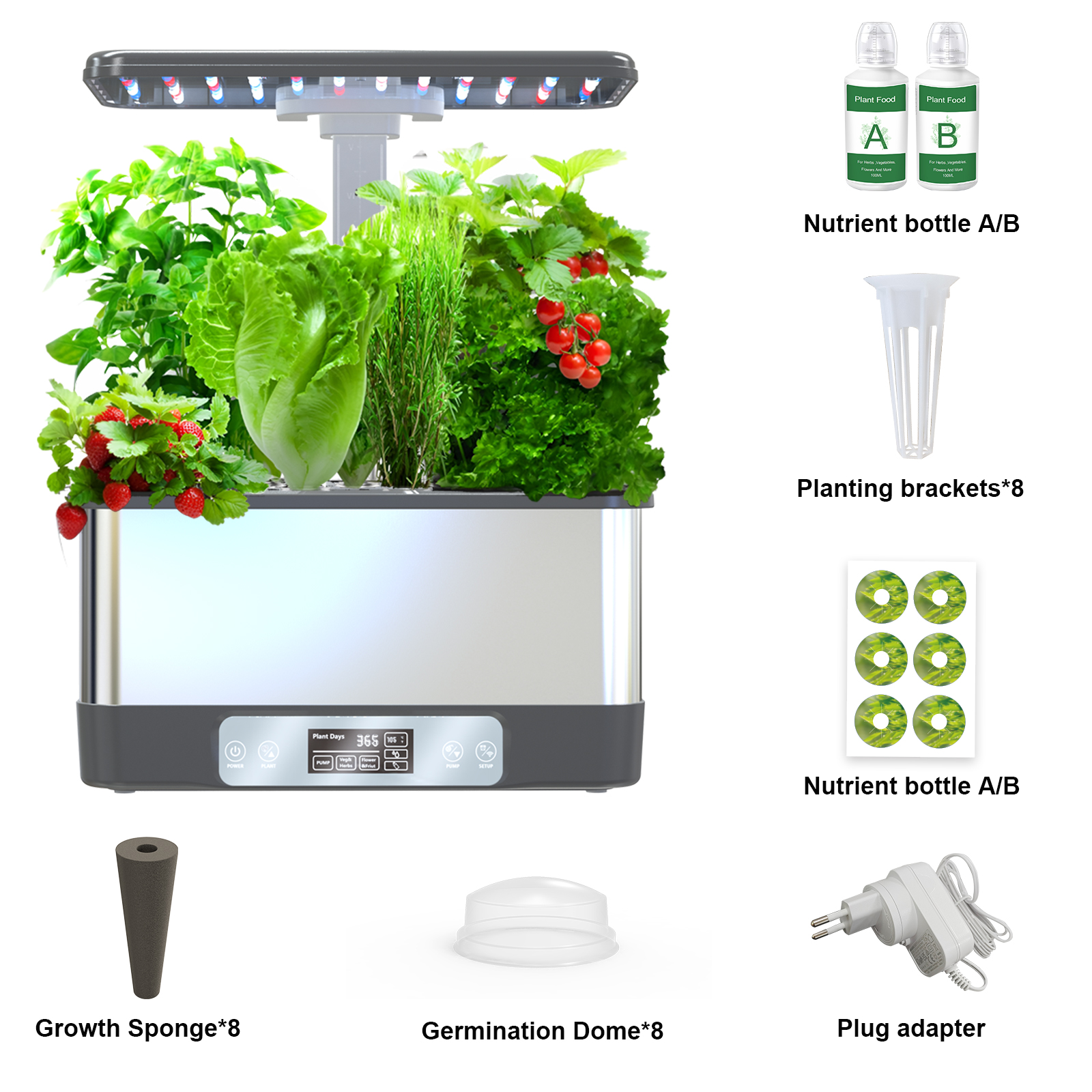 Smart Hydroponic System with L - Smart Garden Led Lights ulasan dan harga