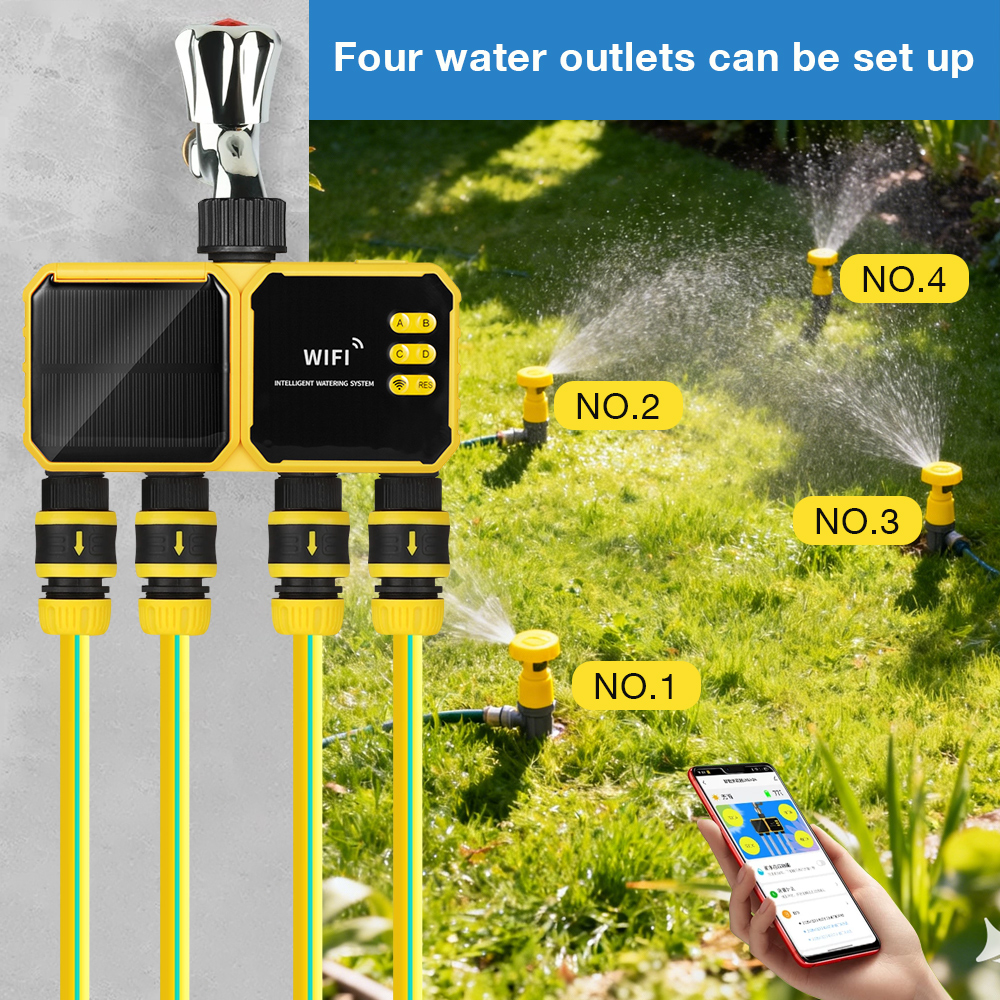 WiFi Solar Irrigation Timer 1/ - Smart Garden Nursery ulasan dan harga