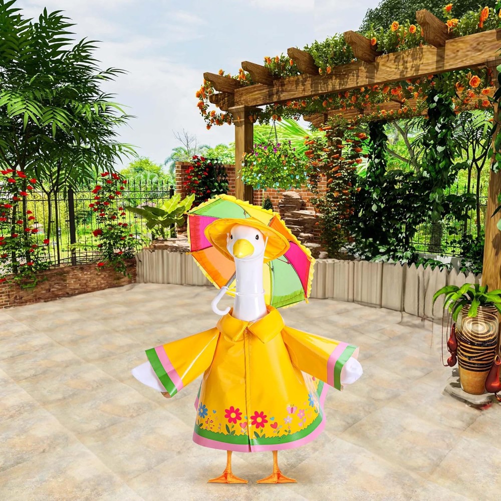 Cute Porch Goose Raincoat Outf - Smart Garden In Home ulasan dan harga