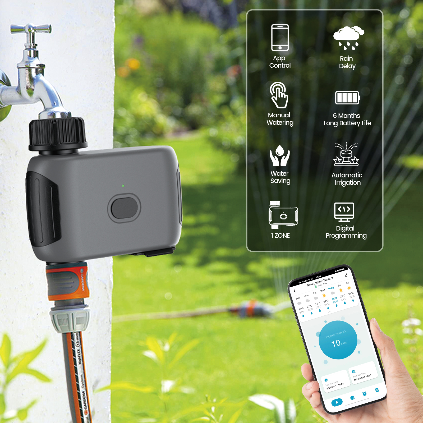 Insoma Wifi Sprinkler Timer Au - Smart Garden Nursery ulasan dan harga